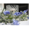 Blütengirlande, künstlich, blau, 180cm