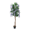 Goldregenbaum, Kunstpflanze, violett, 150cm