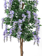 Goldregenbaum, Kunstpflanze, violett, 150cm