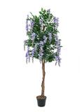 Goldregenbaum, Kunstpflanze, violett, 180cm