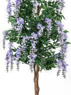 Goldregenbaum, Kunstpflanze, violett, 180cm