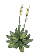 Steinrose (EVA), Kunstpflanze, gelb, 32cm