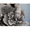 Riesen-Blüte (EVA), künstlich, steingrau, 80cm