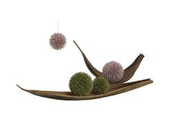 Sukkulenten Kugel (EVA), Kunstpflanze, grün, 20cm