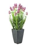 Lavendel, Kunstpflanze, rosé, im Dekotopf, 45cm