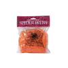 Halloween Spinnennetz orange 100g