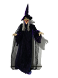 Halloween Figur Hexe, animiert 175cm
