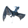 Halloween Flying Dragon, animiert, blau, 120cm