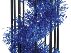 Metallic-Girlande, blau, 12,5x270cm