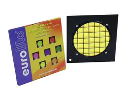 Dichro-Filter gelb, Rahmen schwarz PAR-56