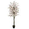 Kirschbaum mit 3 Stämmen, Kunstpflanze, rose, 180 cm