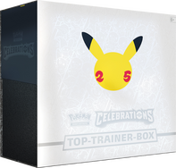 Pokémon Karten Celebrations Top Trainer Box Deutsch 25 jährige Jubiläum