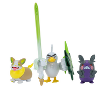 Pokémon - Battle Figur Set - Voldi, Morpeko & Lauchzelot