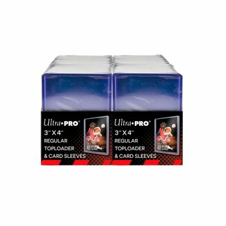 Ultra Pro Regular Toploader 3" x 4" 35PT (200 dicke Schutzhüllen) & 200 Card Sleeves
