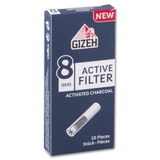 GIZEH Aktivkohlefilter (ACTIVE FILTER) 8mm