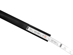U-Profil 20mm für LED Strip schwarz 2m