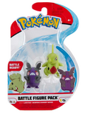 Pokemon Battle Figure Pack Larvitar und Morpeko (Kohldampfmuster)