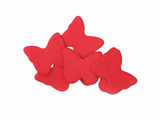 Slowfall Konfetti Schmetterlinge 55x55mm, rot, 1kg