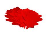 Slowfall Konfetti Eichenblätter 120x120mm, rot, 1kg