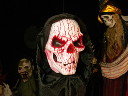 Halloween Blut Totenkopf, 80cm