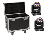 Set 2x LED TMH-H90 + Case mit Rollen