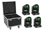 Set 4x LED TMH-B90 + Case mit Rollen