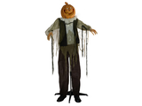 Halloween Figur Kürbismann, animiert, 170cm