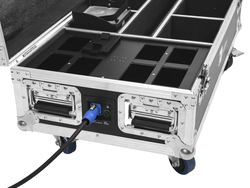 Flightcase 6x AKKU IP UP-4 Plus HCL Spot WDMX mit Ladefunktion