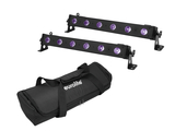 Set 2x LED BAR-6 UV Leiste + Soft-Bag