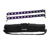 Set 2x LED BAR-12 UV Leiste + Soft-Bag