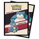 Pokemon Sleeves (65 Kartenhüllen) - Snorlax & Munchlax von Ultra Pro