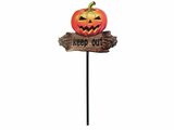 Halloween Bodenstecker Kürbis "KEEP OUT", 50cm
