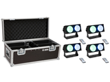 Set 4x LED CBB-2 COB RGB Leiste + Case