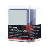 Ultra Pro Toploader/ Sleeve Combo 3x4 Zoll (extrem dicke Schutzhüllen) - je 25 Stück mit Box