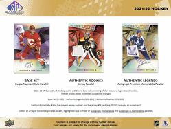 2021-22 NHL SP Game Used