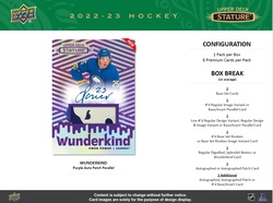 Upper Deck 2022-23 NHL Stature
