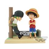 ONE PIECE - Luffy & Zoro - Figure WCF-Log Stories 7cm Figur