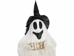 Halloween Figur lachender Geist, beleuchtet, 215cm