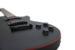 LP-800 E-Gitarre, matt schwarz