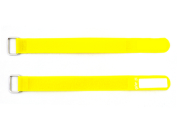 Kabelbinder Klettverschluss 25x550mm 5er Pack gelb