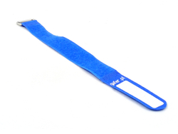 Kabelbinder Klettverschluss 25x260mm 5er Pack blau