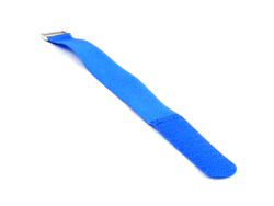 Kabelbinder Klettverschluss 25x400mm 5er Pack blau