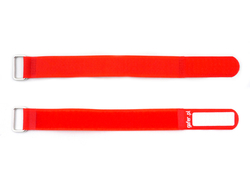 Kabelbinder Klettverschluss 25x400mm 5er Pack rot