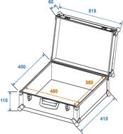 Universal-Koffer-Case FOAM GR-1 alu