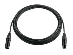 DMX Kabel XLR 3pol 1,5m sw Neutrik schwarze Stecker