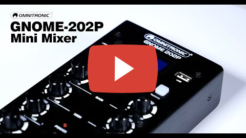 GNOME-202P Mini-Mixer schwarz