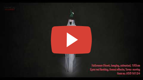 Halloween Geist, hängend, animiert, 183cm