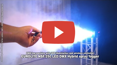 NSF-250 LED DMX Hybrid Spray Fogger