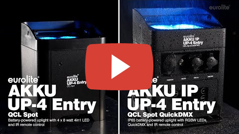 AKKU IP UP-4 Entry QCL Spot QuickDMX