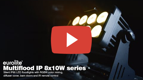 Multiflood IP 8x10W RGBW Wash